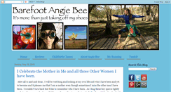 Desktop Screenshot of barefootangiebee.com